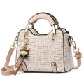 Bolsa Compacta Couro Sintetico | Design Moderno ✦ Monograma ✦ Versatil