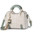 Bolsa Compacta Couro Sintetico | Design Moderno ✦ Monograma ✦ Versatil