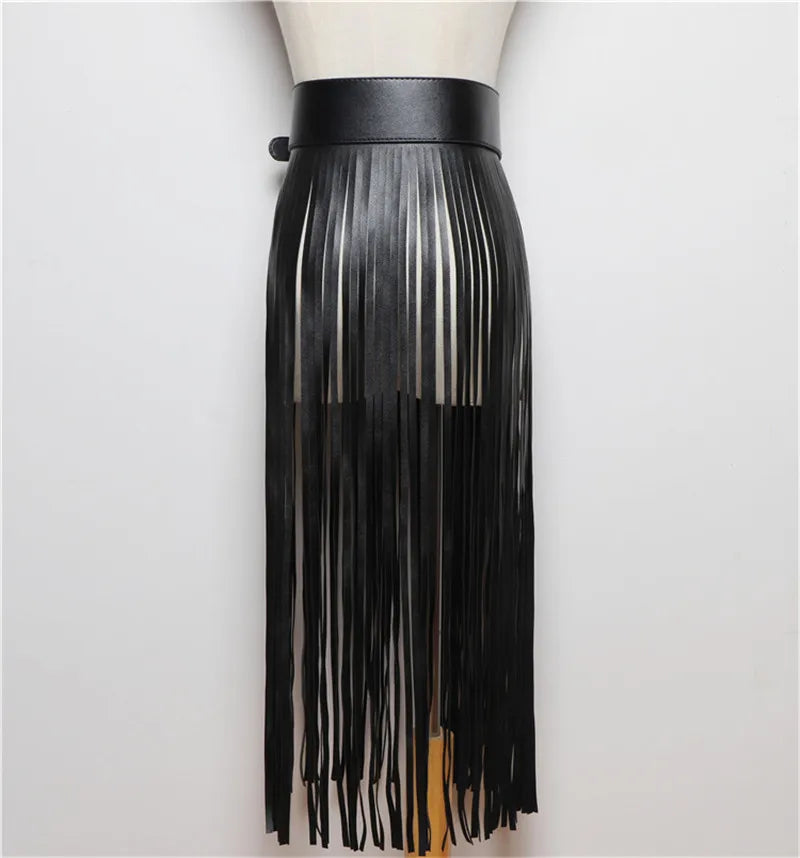 Cinto Saia Franjas Longo | Arrojado ✦ Marcante ✦ Fashion