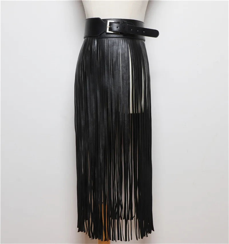 Cinto Saia Franjas Longo | Arrojado ✦ Marcante ✦ Fashion