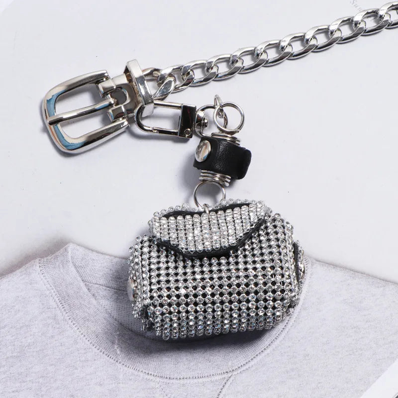 Cinto Corrente Glam | Mini Bolsa Strass ✦ Adaptavel ✦ Luxo