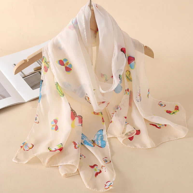 Lenço Chiffon Echarpe | Proteção Solar ✦ Versatilidade ✦ Elegancia