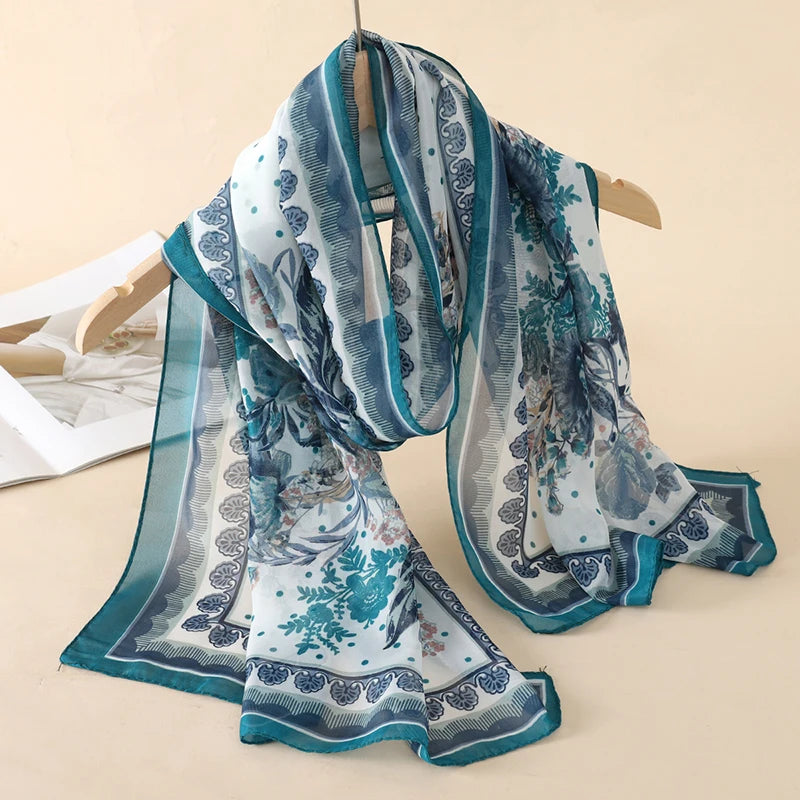 Lenço Chiffon Echarpe | Proteção Solar ✦ Versatilidade ✦ Elegancia