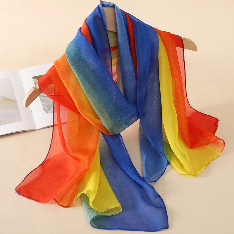 Lenço Chiffon Echarpe | Proteção Solar ✦ Versatilidade ✦ Elegancia