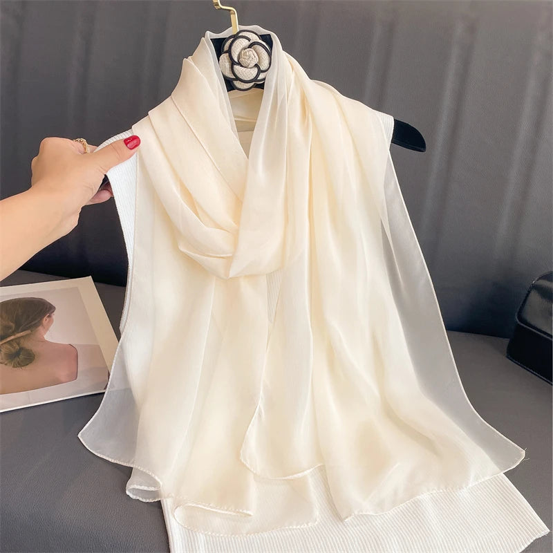 Lenço Chiffon Echarpe | Proteção Solar ✦ Versatilidade ✦ Elegancia