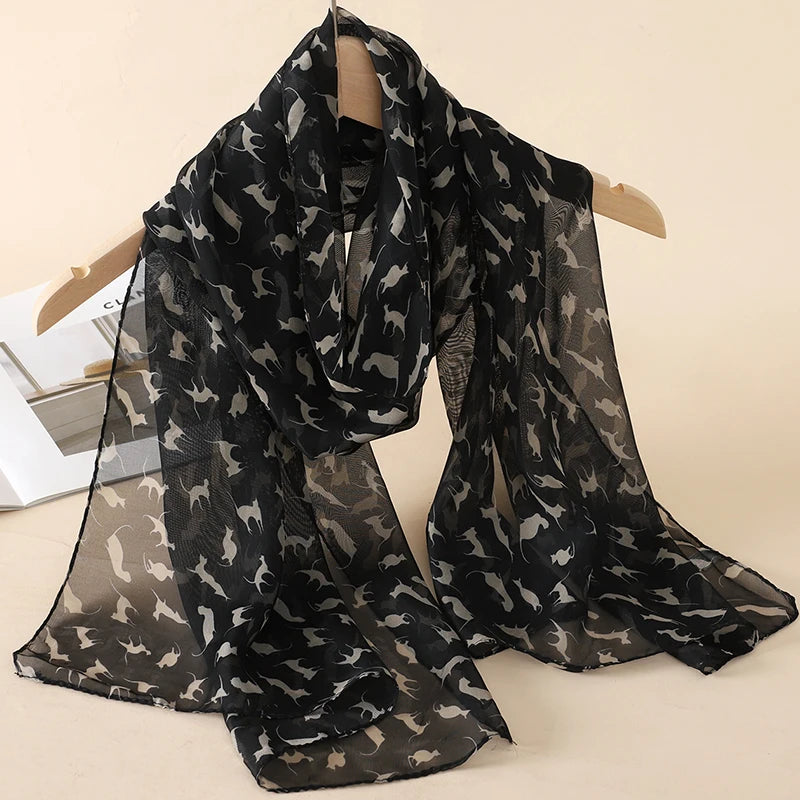 Lenço Chiffon Echarpe | Proteção Solar ✦ Versatilidade ✦ Elegancia