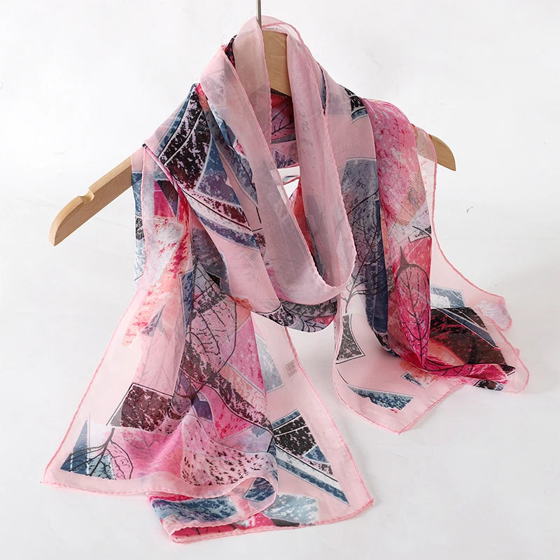 Lenço Chiffon Echarpe | Proteção Solar ✦ Versatilidade ✦ Elegancia