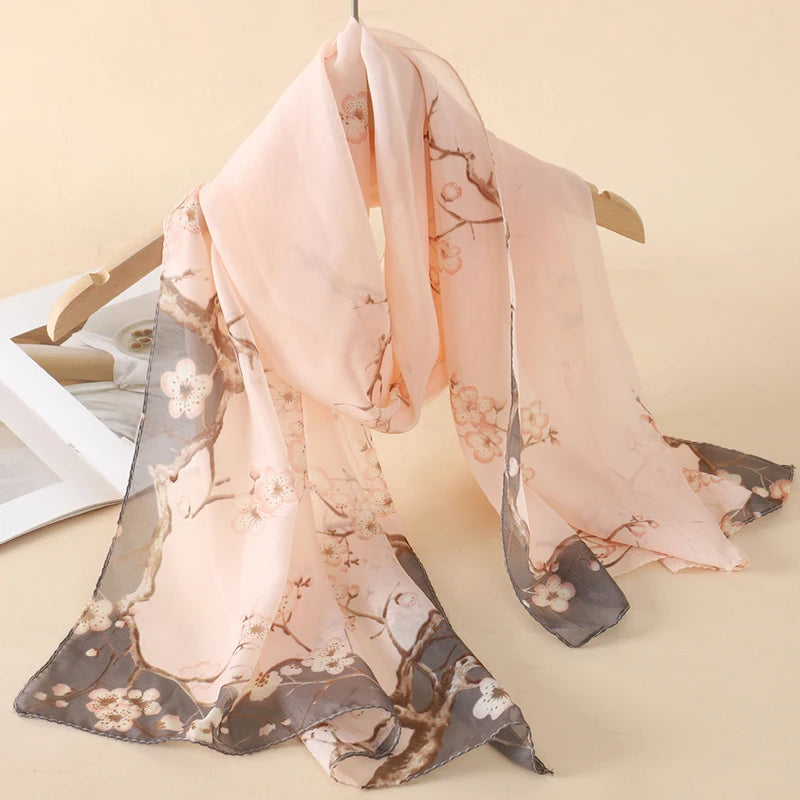 Lenço Chiffon Echarpe | Proteção Solar ✦ Versatilidade ✦ Elegancia