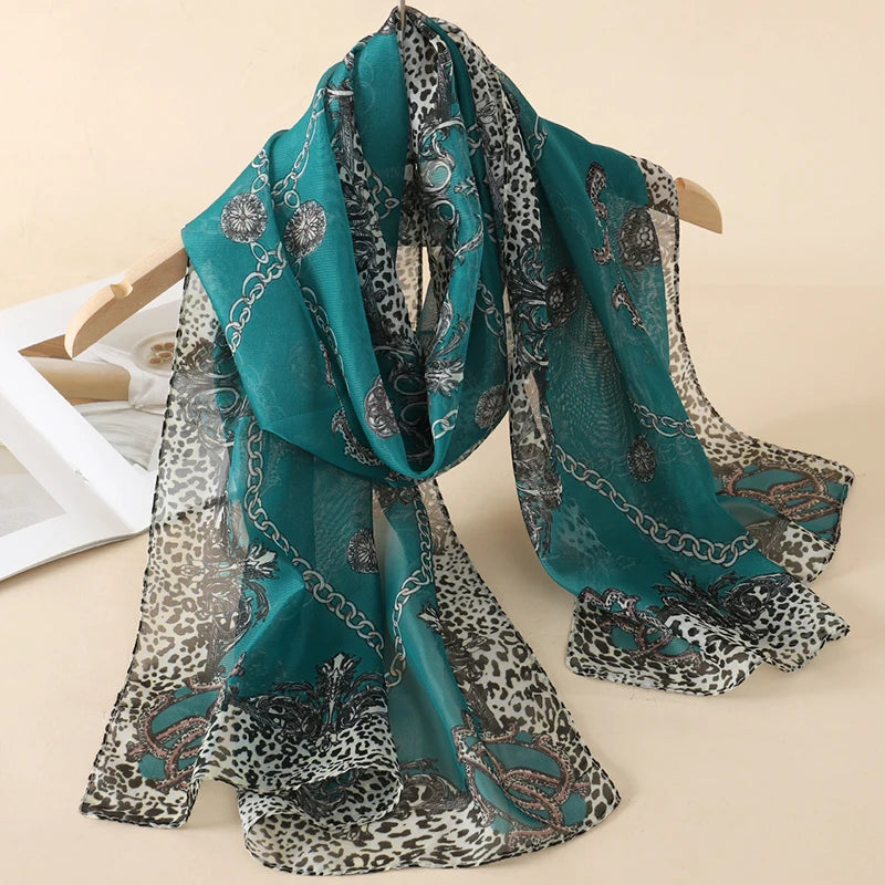 Lenço Chiffon Echarpe | Proteção Solar ✦ Versatilidade ✦ Elegancia