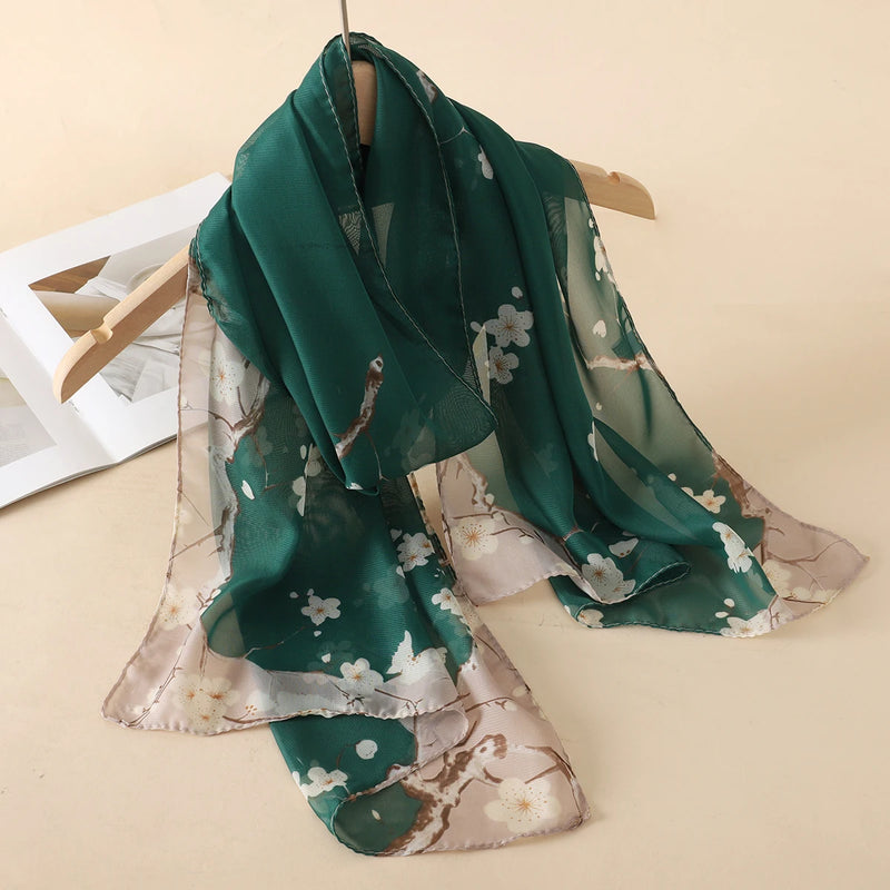 Lenço Chiffon Echarpe | Proteção Solar ✦ Versatilidade ✦ Elegancia