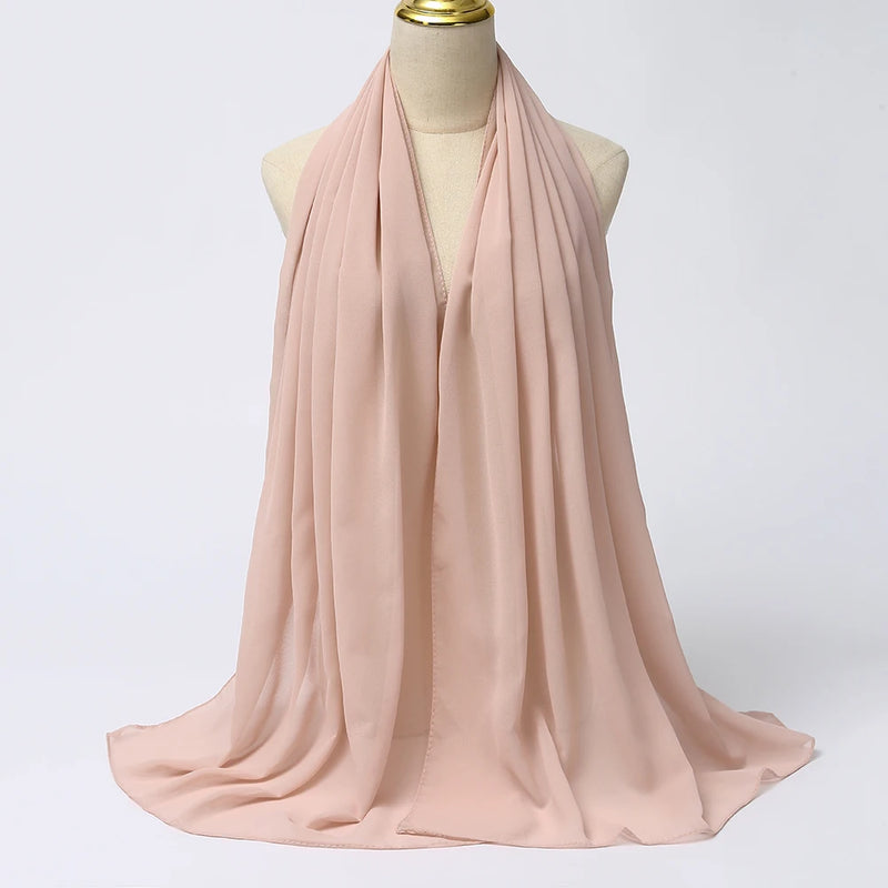 Lenço Chiffon Echarpe | Inumeras Cores ✦ Versatilidade ✦ Elegancia