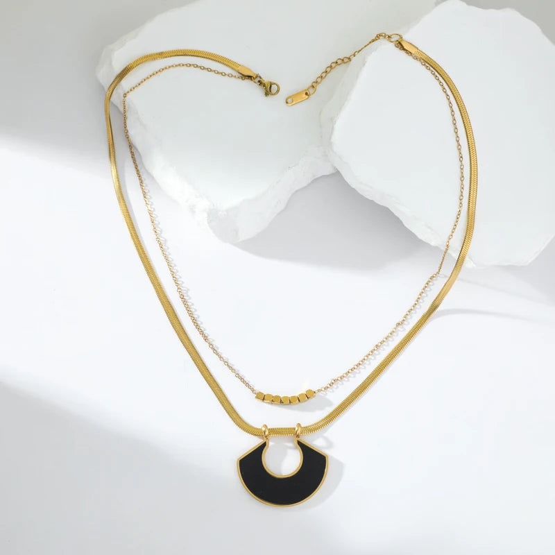 Colar Elegante Aço Inoxidável Prova D'água ✦ [Vários Modelos]