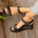 Sandália Plataforma | Preta ✦ Confortável