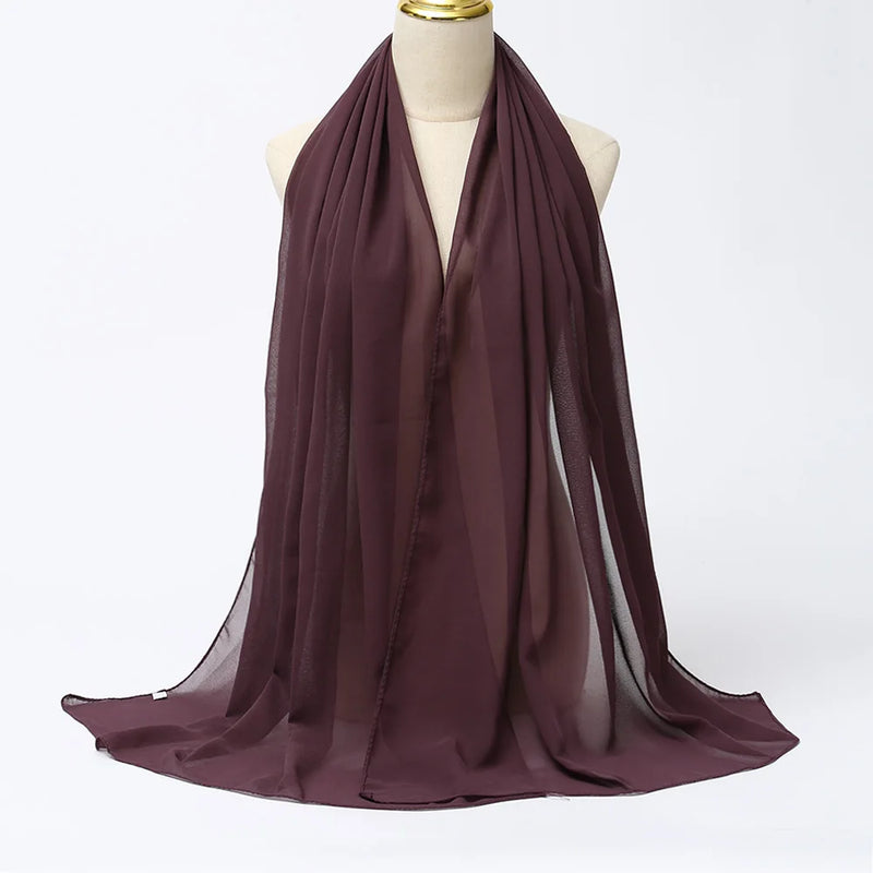 Lenço Chiffon Echarpe | Inumeras Cores ✦ Versatilidade ✦ Elegancia