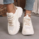 Tenis Plataforma Chunky | Respirável e Confortável