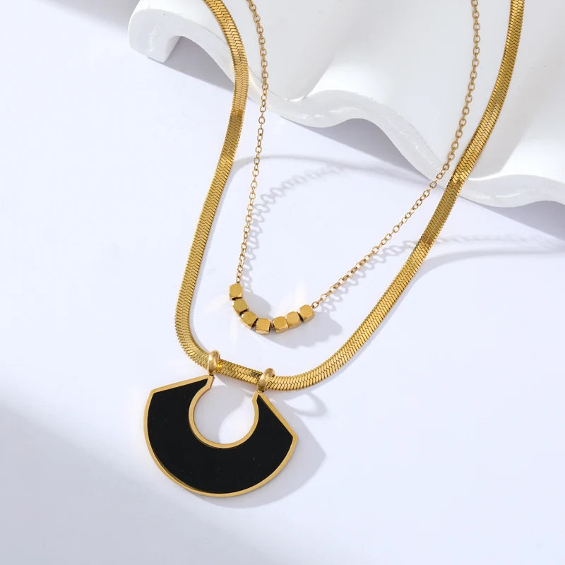 Colar Elegante Aço Inoxidável Prova D'água ✦ [Vários Modelos]