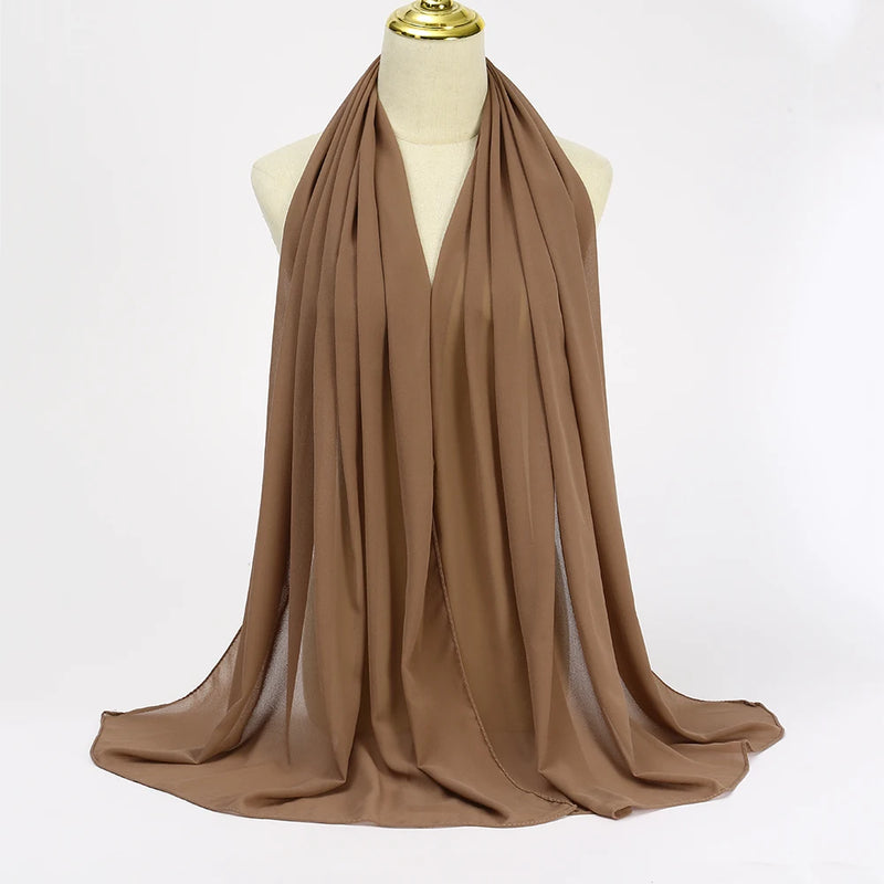 Lenço Chiffon Echarpe | Inumeras Cores ✦ Versatilidade ✦ Elegancia