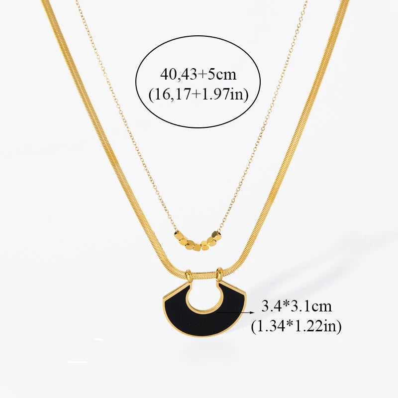 Colar Elegante Aço Inoxidável Prova D'água ✦ [Vários Modelos]