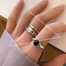 Anel Prata 925 Geométrico Ajustável | Minimalista [Vários Modelos]