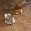 Anel Prata 925 Geométrico Ajustável | Minimalista [Vários Modelos]