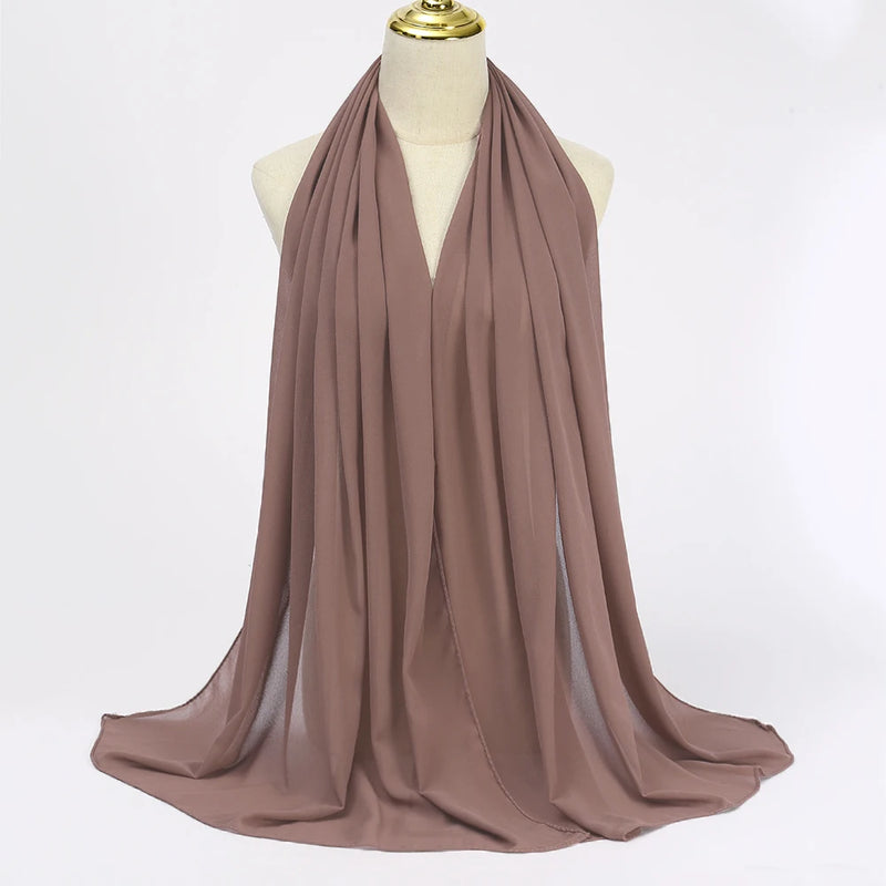 Lenço Chiffon Echarpe | Inumeras Cores ✦ Versatilidade ✦ Elegancia