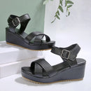 Sandália Plataforma | Preta ✦ Confortável