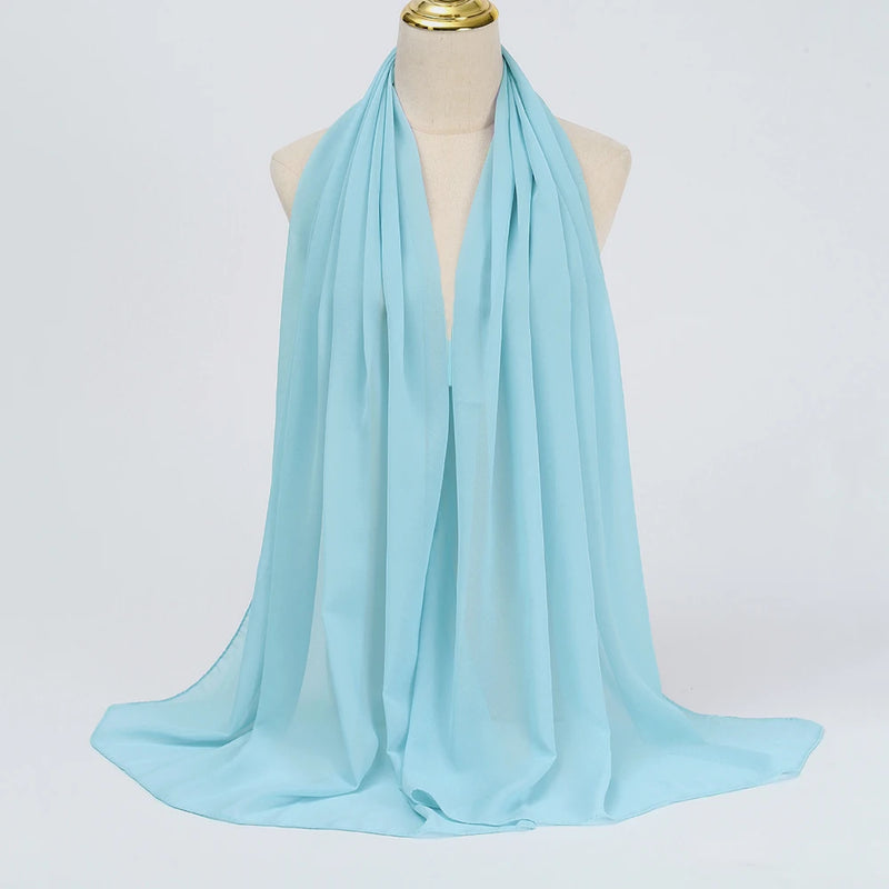 Lenço Chiffon Echarpe | Inumeras Cores ✦ Versatilidade ✦ Elegancia
