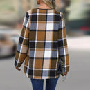 Casaco Cardigan | Xadrez Moderno ✦ Estiloso ✦ Casual