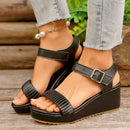 Sandália Plataforma | Preta ✦ Confortável