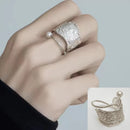 Anel Prata 925 Geométrico Ajustável | Minimalista [Vários Modelos]