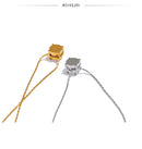 Colar Pingo Brilhante | Zircônia Minimalista ✦ Delicado [PVD]