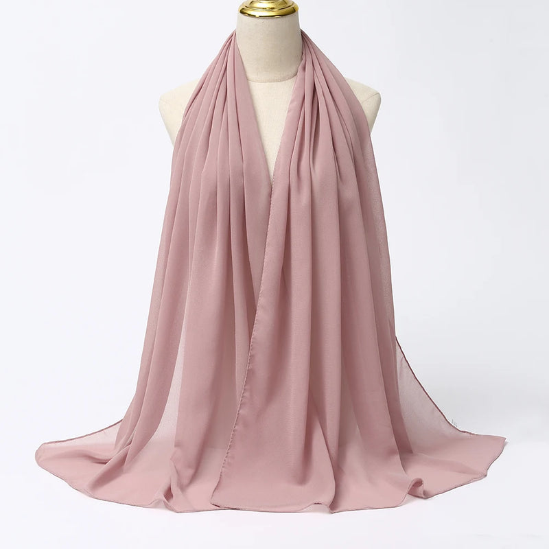 Lenço Chiffon Echarpe | Inumeras Cores ✦ Versatilidade ✦ Elegancia