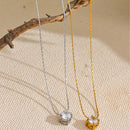 Colar Pingo Brilhante | Zircônia Minimalista ✦ Delicado [PVD]