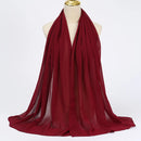 Lenço Chiffon Echarpe | Inumeras Cores ✦ Versatilidade ✦ Elegancia