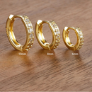 By Essenza Conjunto Brinco Trio Moderno | Banhados Ouro 18K [Vários Modelos]