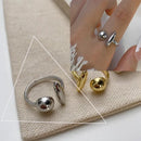 Anel Prata 925 Geométrico Ajustável | Minimalista [Vários Modelos]