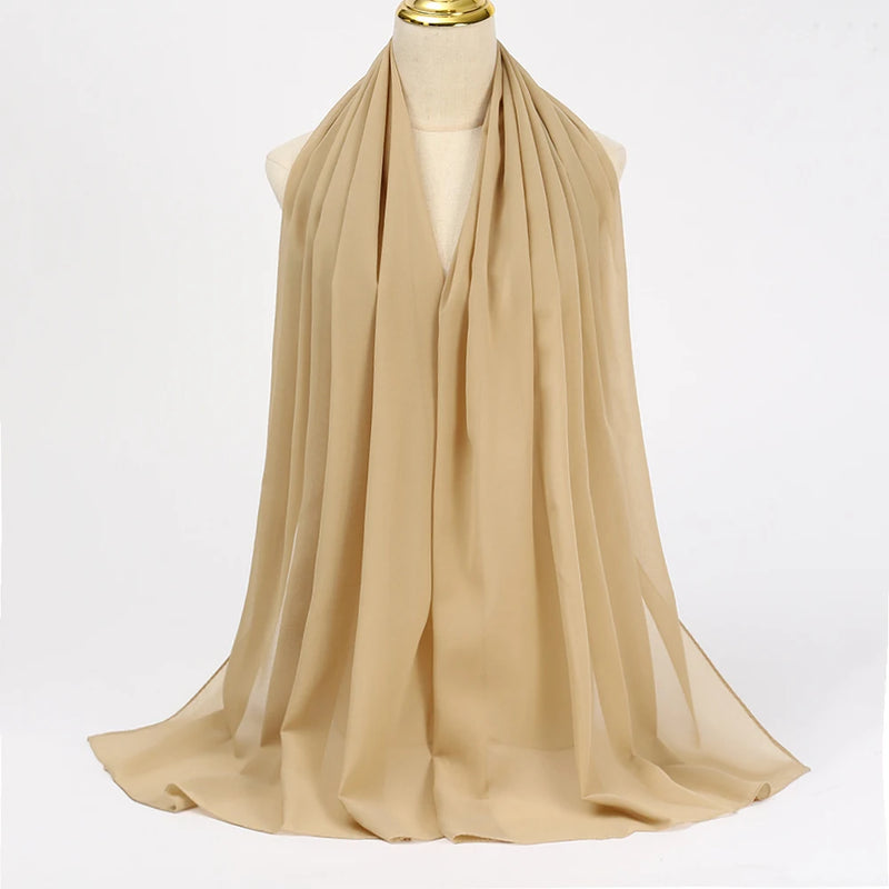 Lenço Chiffon Echarpe | Inumeras Cores ✦ Versatilidade ✦ Elegancia