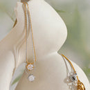 Colar Pingo Brilhante | Zircônia Minimalista ✦ Delicado [PVD]