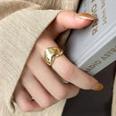 Anel Prata 925 Geométrico Ajustável | Minimalista [Vários Modelos]