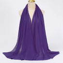 Lenço Chiffon Echarpe | Inumeras Cores ✦ Versatilidade ✦ Elegancia