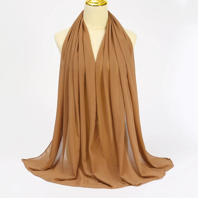Lenço Chiffon Echarpe | Inumeras Cores ✦ Versatilidade ✦ Elegancia