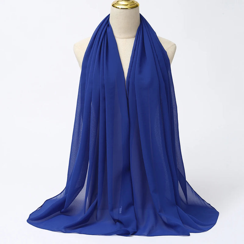 Lenço Chiffon Echarpe | Inumeras Cores ✦ Versatilidade ✦ Elegancia
