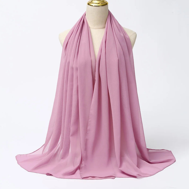 Lenço Chiffon Echarpe | Inumeras Cores ✦ Versatilidade ✦ Elegancia