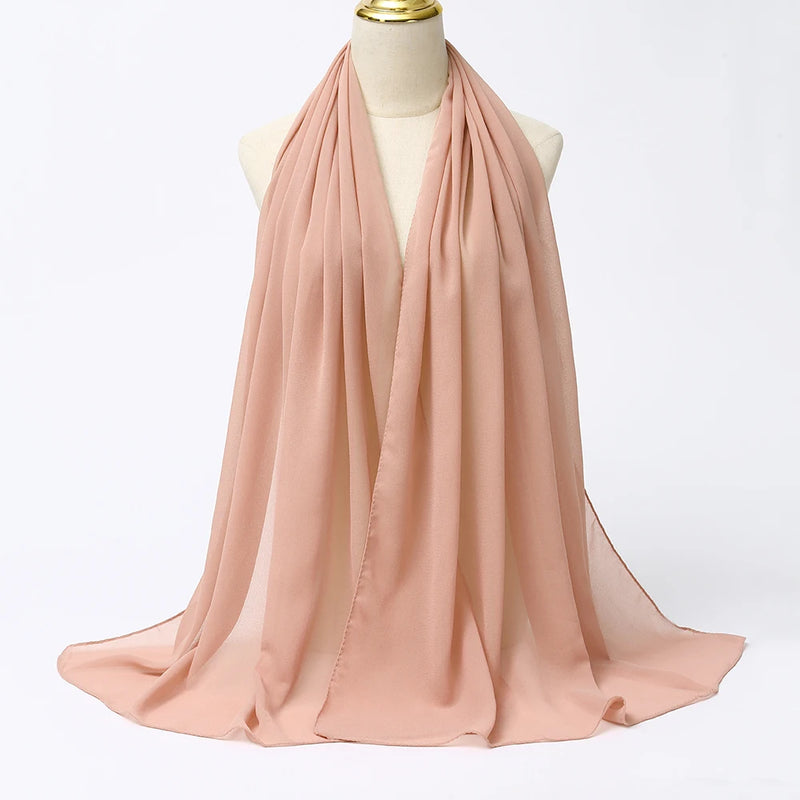Lenço Chiffon Echarpe | Inumeras Cores ✦ Versatilidade ✦ Elegancia