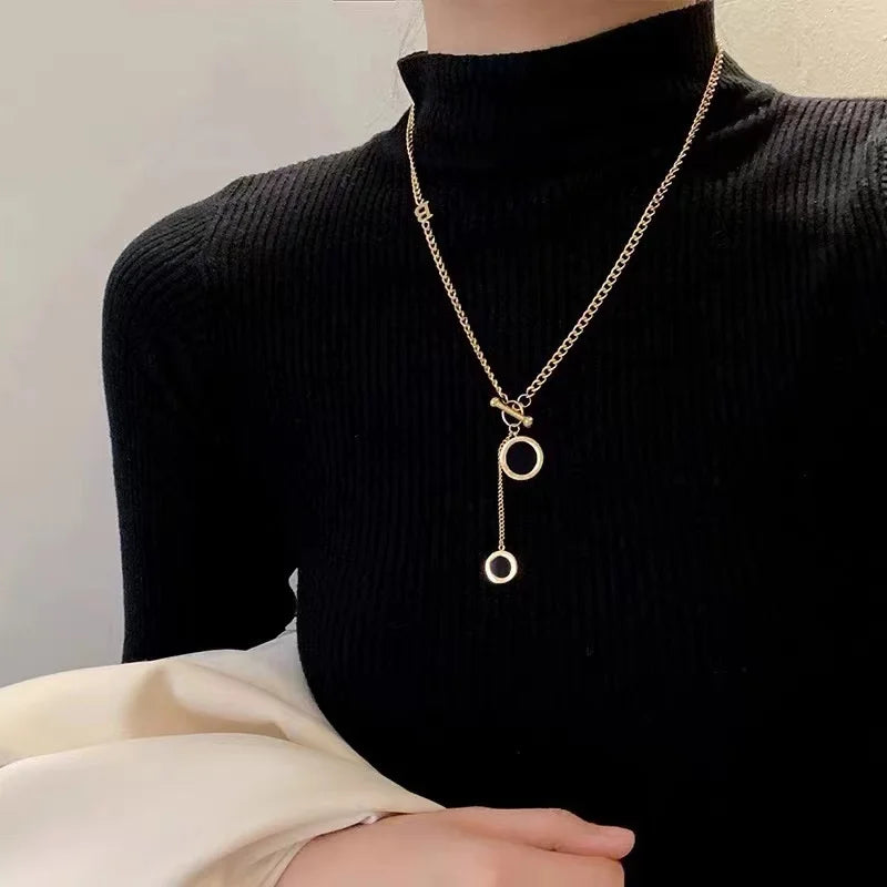 Colar Elegante Aço Inoxidável Prova D'água ✦ [Vários Modelos]