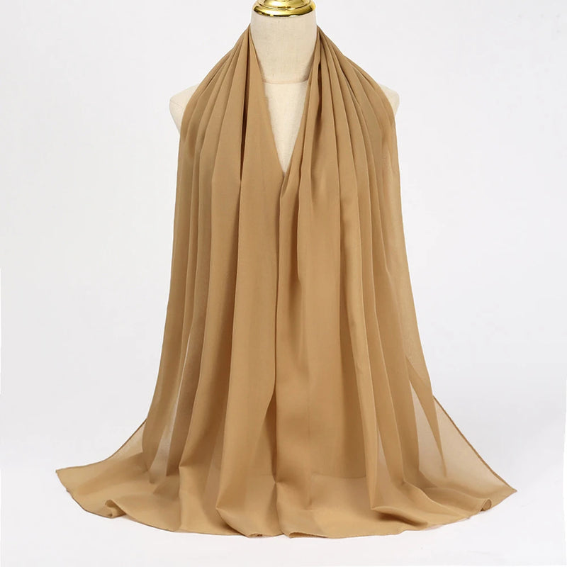 Lenço Chiffon Echarpe | Inumeras Cores ✦ Versatilidade ✦ Elegancia