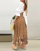 Saia Longa Boho Glam | Movimento ✦ Estilo