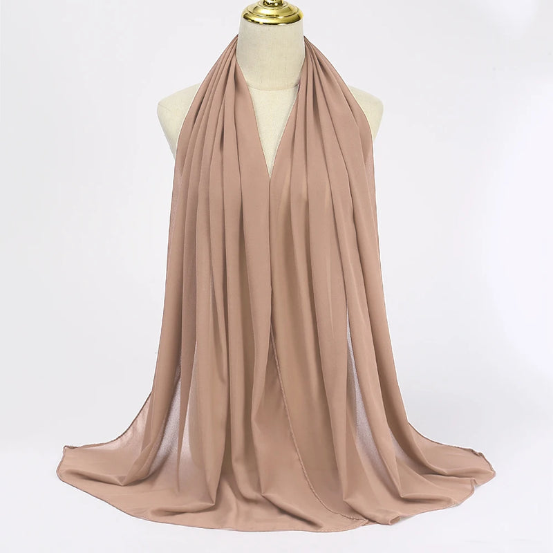 Lenço Chiffon Echarpe | Inumeras Cores ✦ Versatilidade ✦ Elegancia