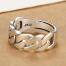 Anel Prata 925 Geométrico Ajustável | Minimalista [Vários Modelos]