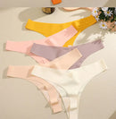 Kit 3 Calcinhas Fio Dental Sem Costura | Conforto ✦ Invisível ✦ Fashion